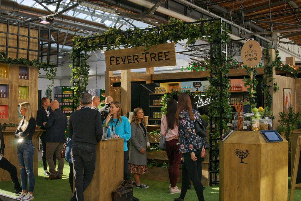 Fever-Tree booth at BCB 2019